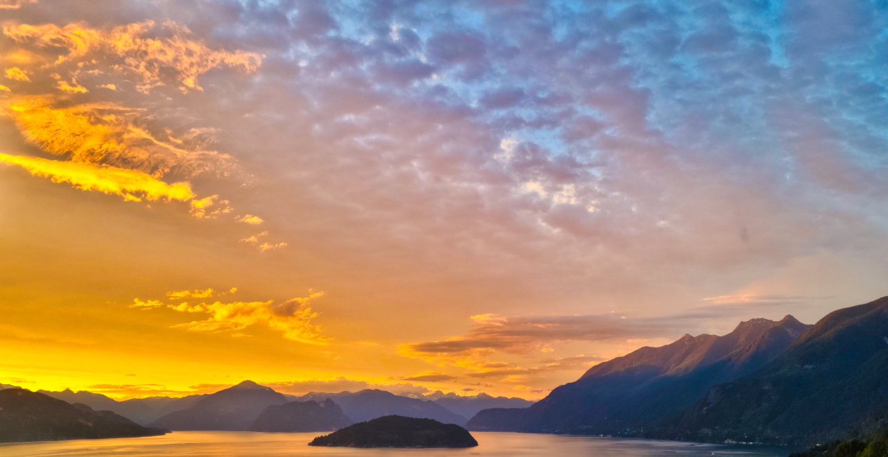 Mountain Lake Sunset